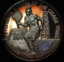 1972 tribù Osage danza