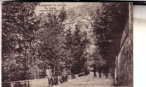 Cutigliano viaggiata 1929 - cutigliano,