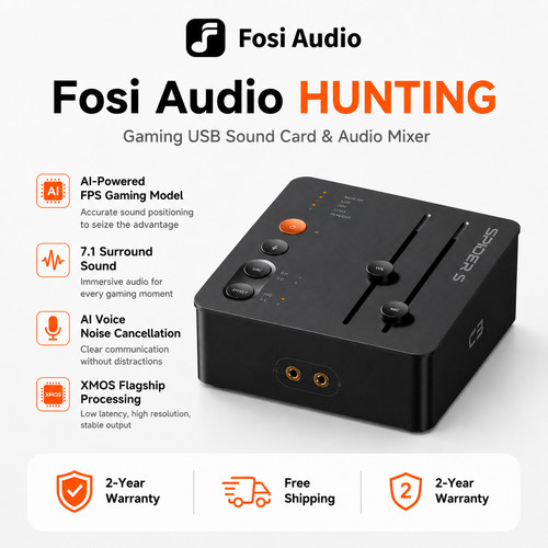 Scheda audio esterna fosi - scheda,