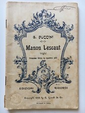 Libretto d'opera - RICORDI