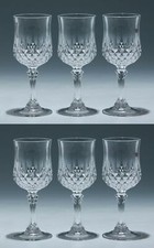 6 bicchieri da vino Cristal