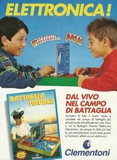 Pubblicità Advertising Werbung CLEMENTONI BATTAGLIA NAVALE ELETTRONICA 1994