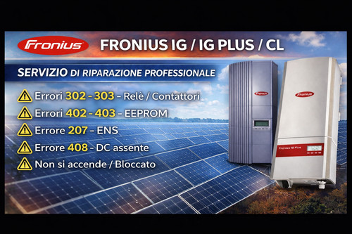 Riparazione inverter fronius - inverter,