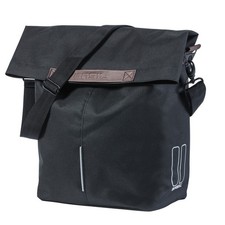 Borsa Shopper Basil City nero,13x29x31cm,14-16l,Hook On