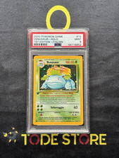 Pokemon Venusaur Holo Prima Edizione 15/102 Set Base PSA9 MINT 2000 Wizard