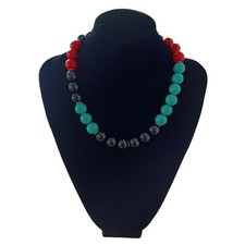 collana corta pietre dure colorate girocollo bigiotteria regalo donna boho chic