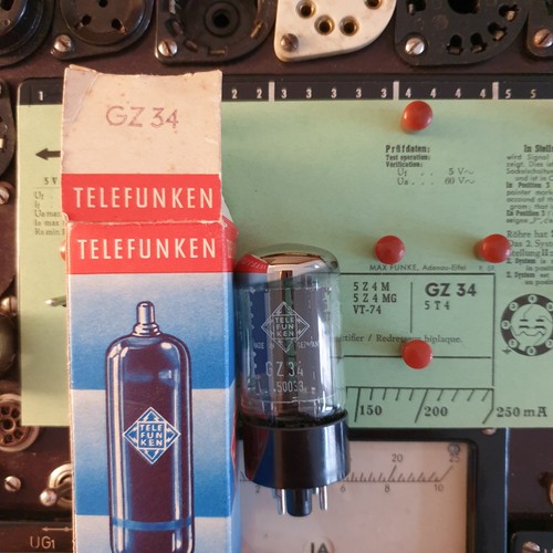Telefunken gz34 tube audio - gz34,