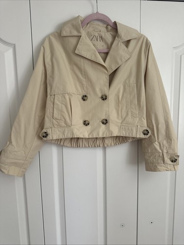 Giacca trench ritagliata zara - giacca,