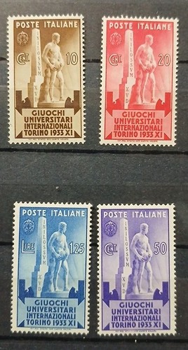 1933 regno francobolli - francobolli, giuochi