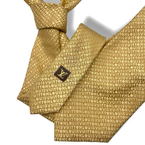 Cravatta monogramma logo louis - cravatta,