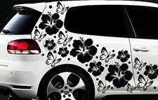 98 pezzi Adesivi Auto Fiori Di