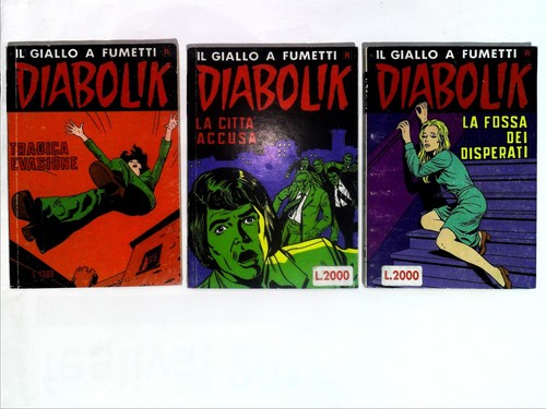 Lotto diabolik ristampa - diabolik,