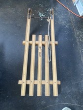 Slittino Slitta Legno Davos Vintage Epoca Collezione