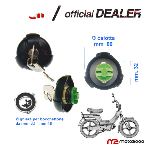 Tappo serbatoio benzina - serbatoio,