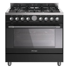 Cucina Tecnogas 90x60 a Gas TCD19E9G5WCB Classe A Professional Colore Nero