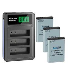 Batteria 2000mAh EN-EL23 +