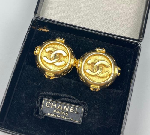 Orecchini chanel logo clip - cc,