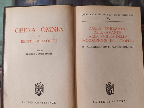 Opera omnia benito - omnia, v