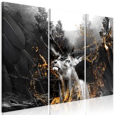 Nero oro cervo - oro, quadro