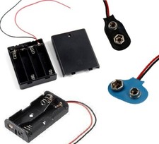 Connettori box Porta batterie AA AAA stilo on / off 