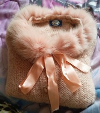 SCONTATO! Blumarine Blugirl Cardigan Rosa Con Volpe Tg 44 nuovo senza etichette 