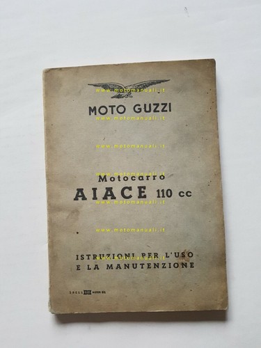 Moto guzzi aiace 110 1961 - aiace,