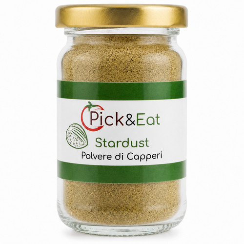 Polvere capperi essiccati - polvere,