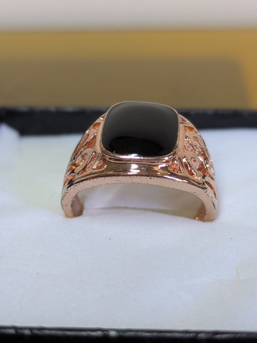 Anello uomo intagliato con - anello,