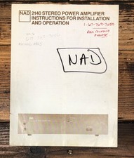 Amplificatore NAD modello 2140