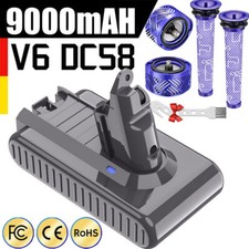9000 mAh per Dyson V6 batteria di ricambio DC58 SV06 SV08 DC62 DC59 Animal vuoto/filtro