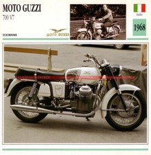 MOTO GUZZI V7 700 1968 : Fiche Moto #001332