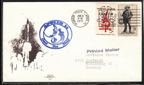 Apollo start nasa cachet - 14,