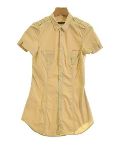 Dsquared casual shirts beige - dsquared,
