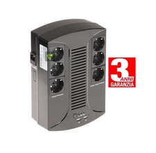 Gruppo di continuità 1400VA 900W UPS 6 SCHUKO PC TELECAMERE VIDEOSORVEGLIANZA tv