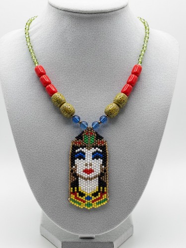 Collana etnica boho - etnica, lunga