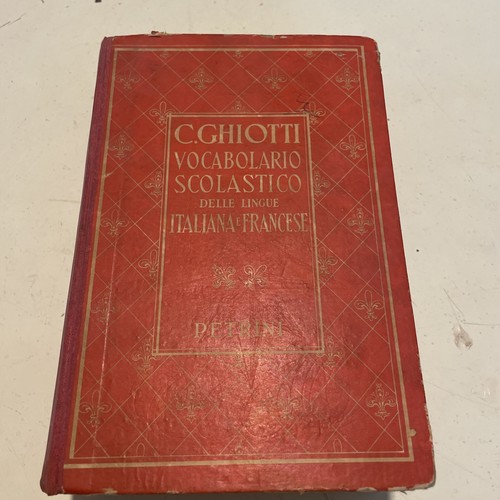 Vocabolario italiano francese - vocabolario, italiano-francese