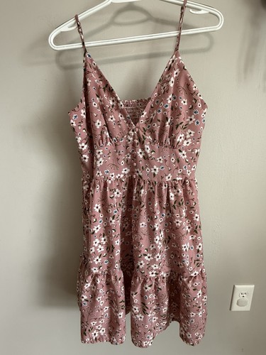Abito donna rosa - floreale, con