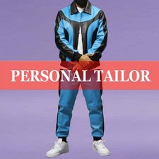 Felpa tuta uomo vera pelle di