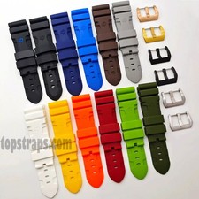 Cinturino in gomma per Panerai Submersible Officine 22/24/26mm cinturino orologio ricambio