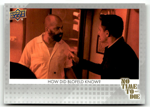 Upper deck 2025 james bond - bond, 007