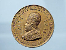 VATICANO medaglial  Pius IX Vatican Ecumenica (1869) Tipo conmemorativo fdc rara