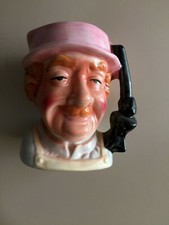 BOCCALE TAZZA INGLESE CERAMICA MAIOLICA VOLTO FACCIA VISO VINTAGE 