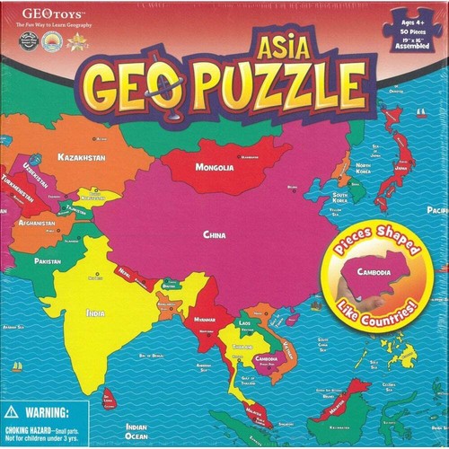 Asia geopuzzle puzzle - -,