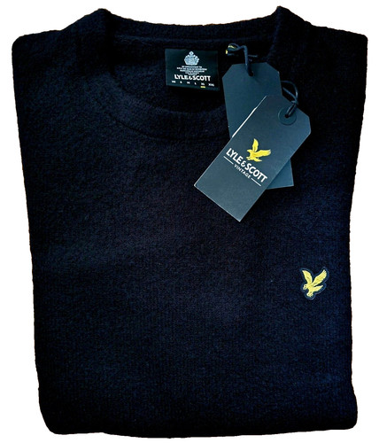 Maglione lyle scott jet nero - scott,