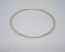 Bracciale rigido in Argento 925 - Braccialetto tondo a schiava finitura satinata