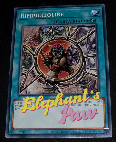 Yugioh rimpicciolire comune - yugioh,