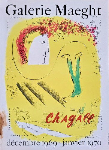 Marc chagall poster mostra - -,