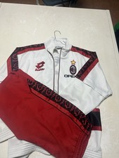 Maglia Calcio Tuta Milan Anni 90 Lotto Opel Taglia XL Vintage Completo