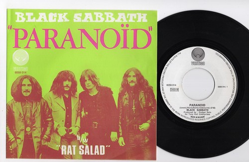 Black sabbath paranoid - black, *