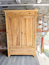 ANTICO ARMADIO PIEMONTESE GREZZO AL NATURALE inizio 900